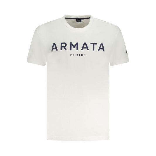 Armata Di Mare White Cotton Men T-Shirt AR-38361-S