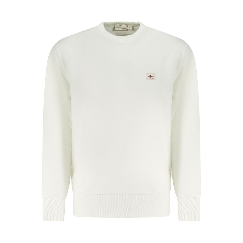 Calvin Klein White Cotton Sweater CA-38366-S