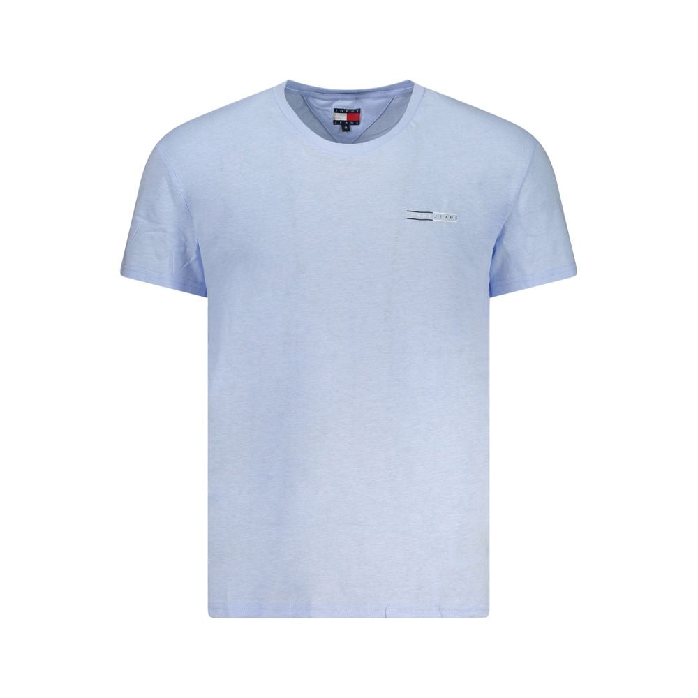 Tommy Hilfiger Blue Cotton Men T-Shirt