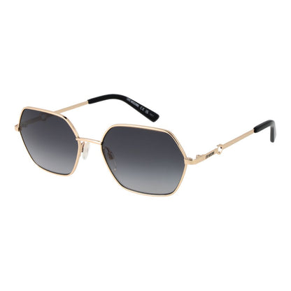 Love Moschino Gold Metal Sunglasses