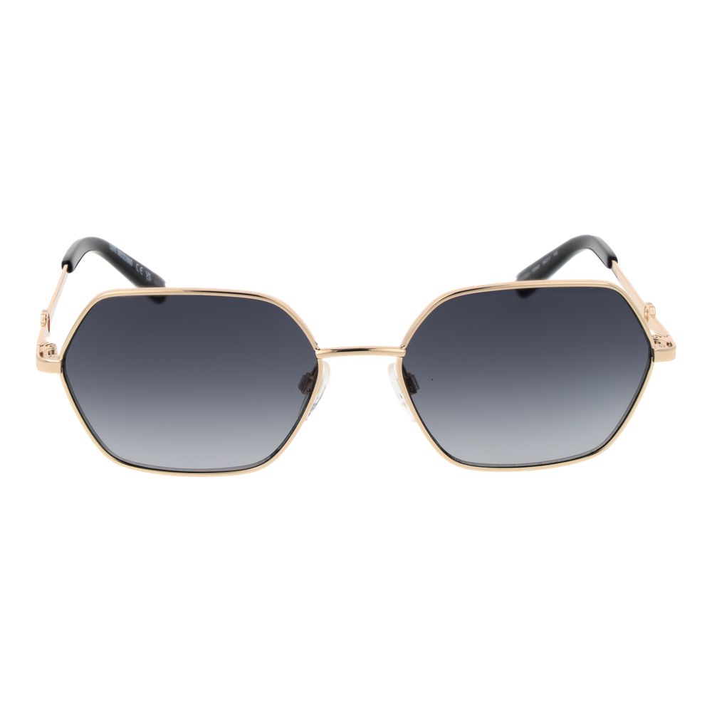Love Moschino Gold Metal Sunglasses