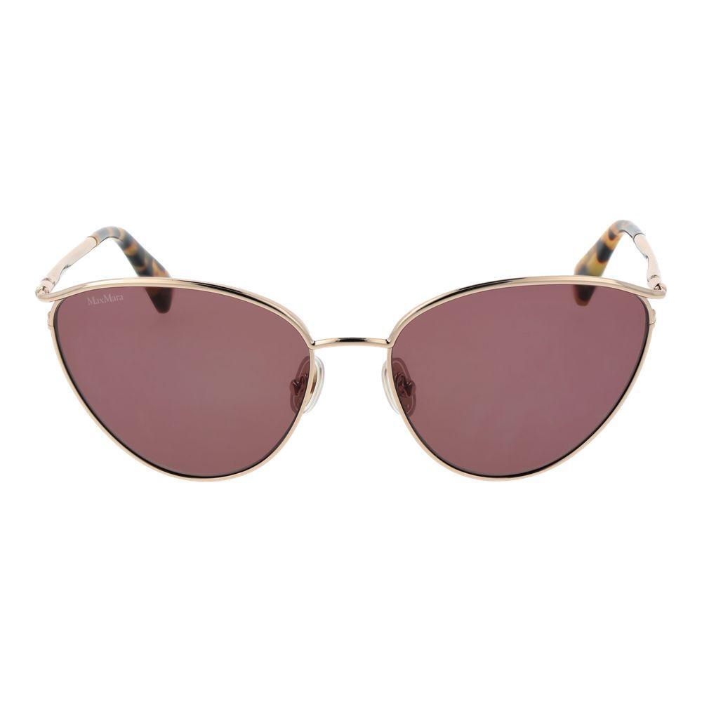 Max Mara Gold Women Sunglass