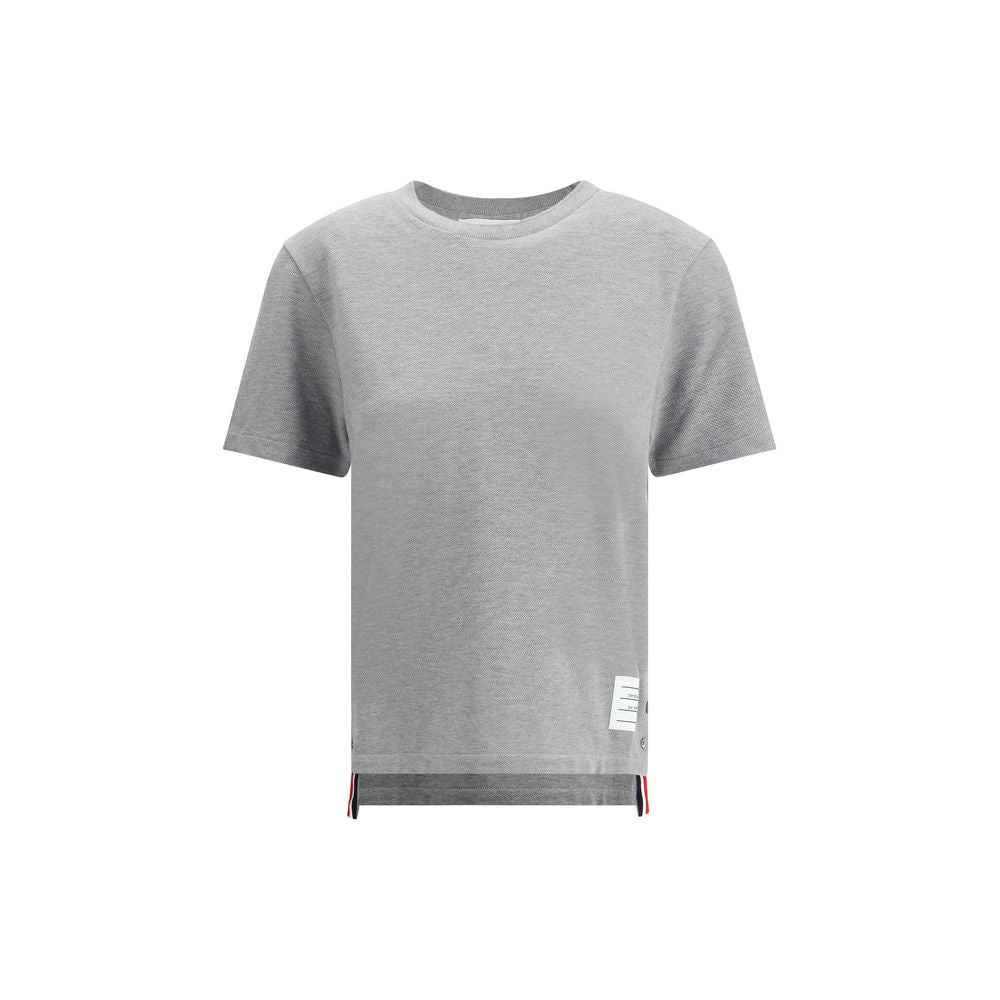 Thom Browne Gray Cotton T-Shirt