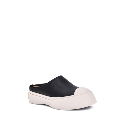 Marni Black Rubber Mules