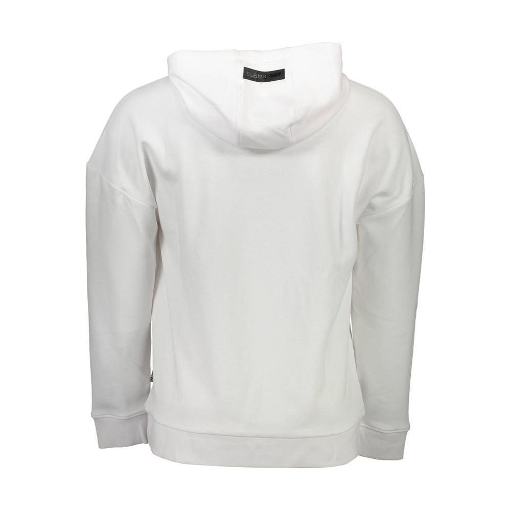 Plein Sport White Cotton Men's Sweater