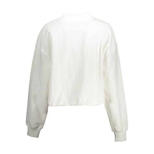 Calvin Klein White Cotton Women Sweater CA-10920-XL