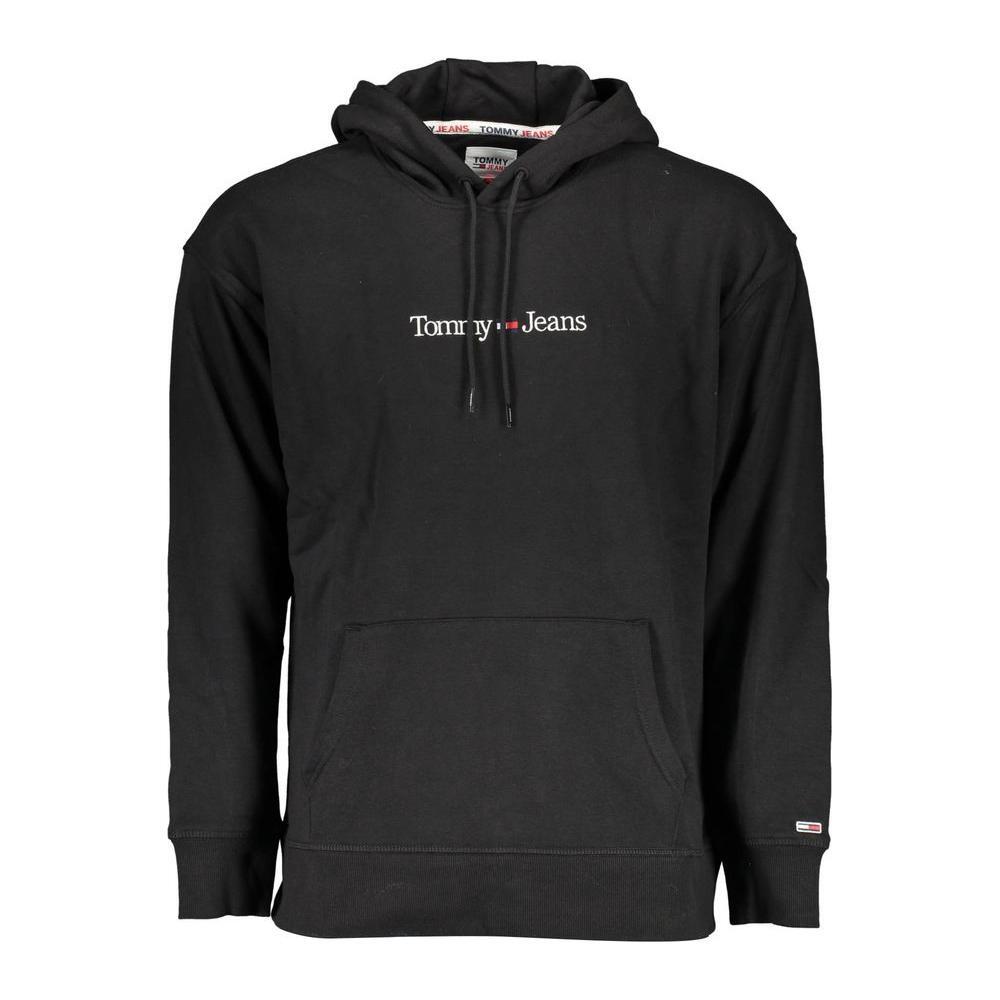 Tommy Hilfiger Black Cotton Men Sweater TO-16670-XL