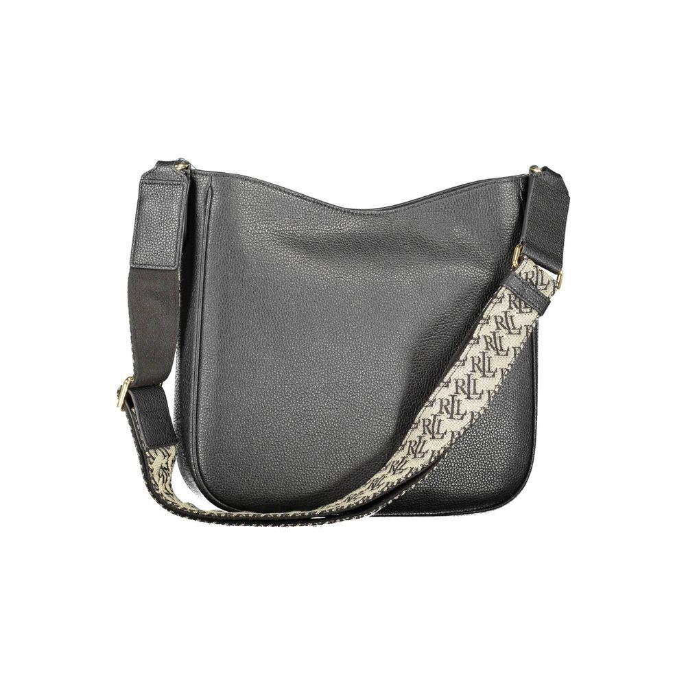 Ralph Lauren Black Leather Handbag RA-13192