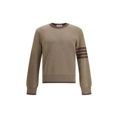 Thom Browne Brown Cotton Sweatshirt