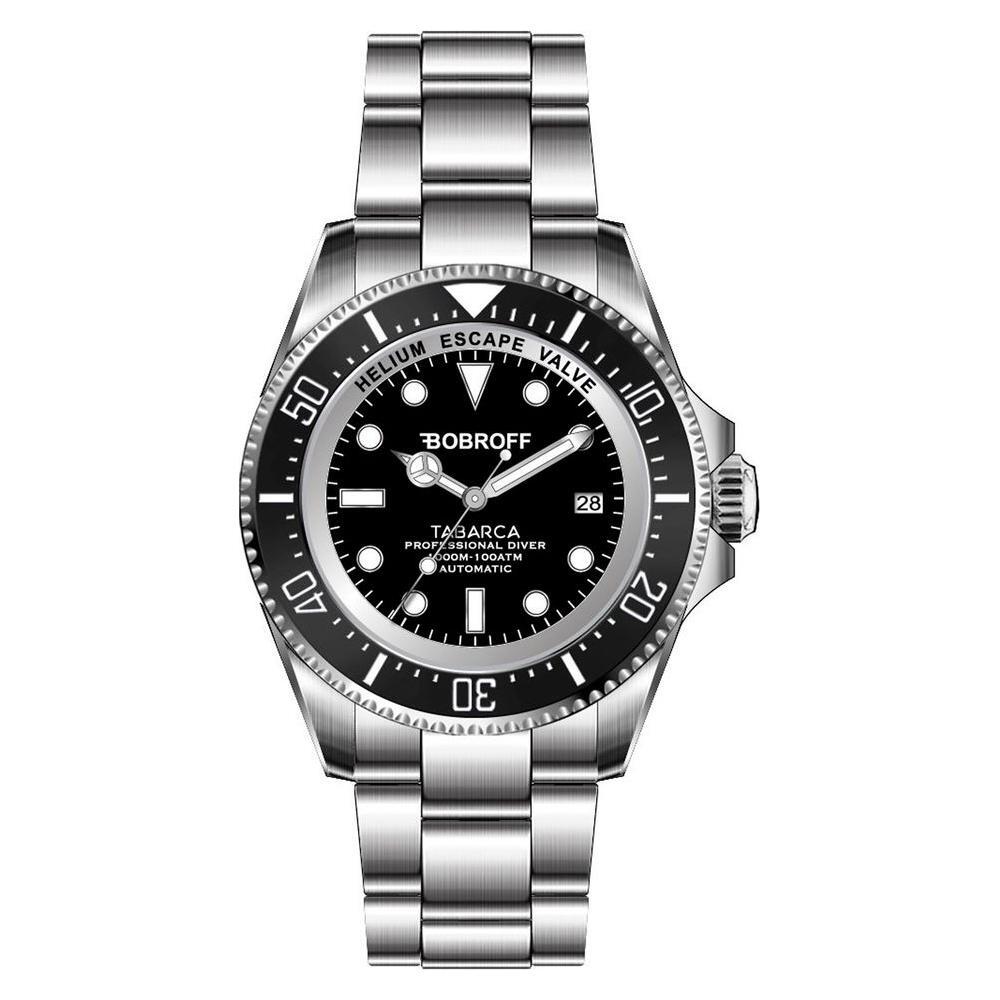 Bobroff Gray Stainless Steel Watch BOBF001AC