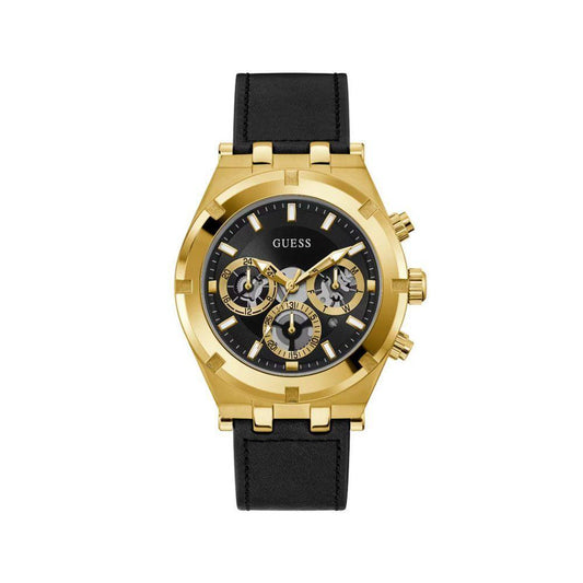 Guess Black Leather Watch GUGW0262G2AC