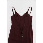 Dolce & Gabbana Bordeaux Stretch Full Length Sheath Dress NOC10163-1