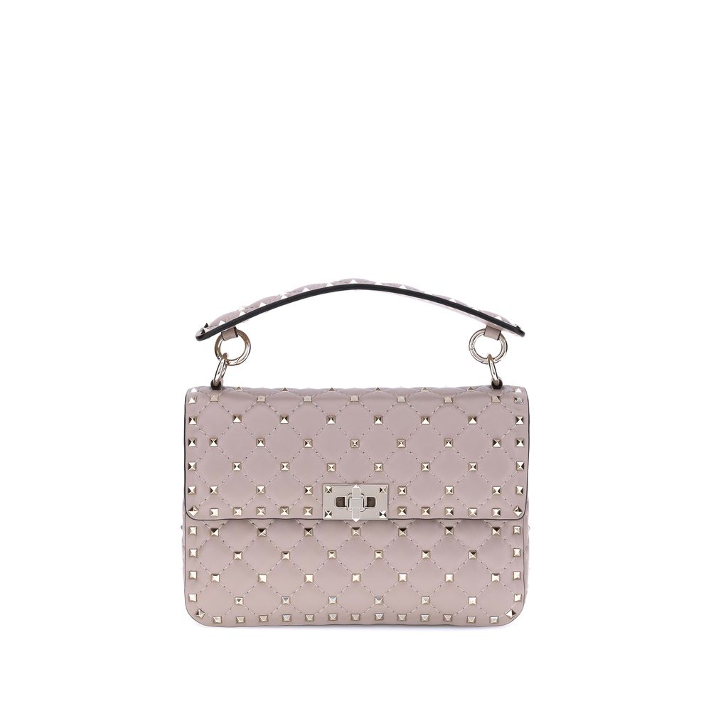 Front view with bag zipped and handles upright.
