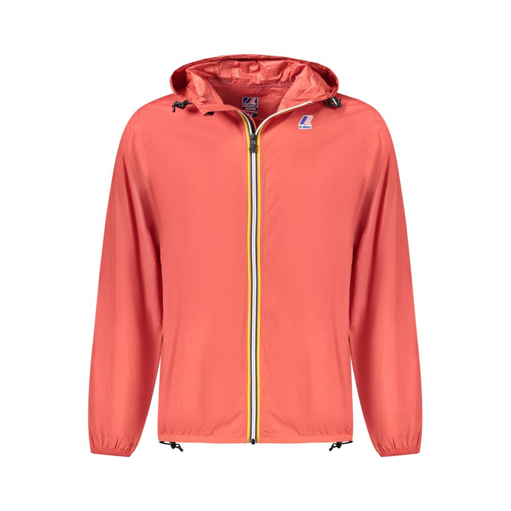 K-WAY Red Polyamide Men Jacket