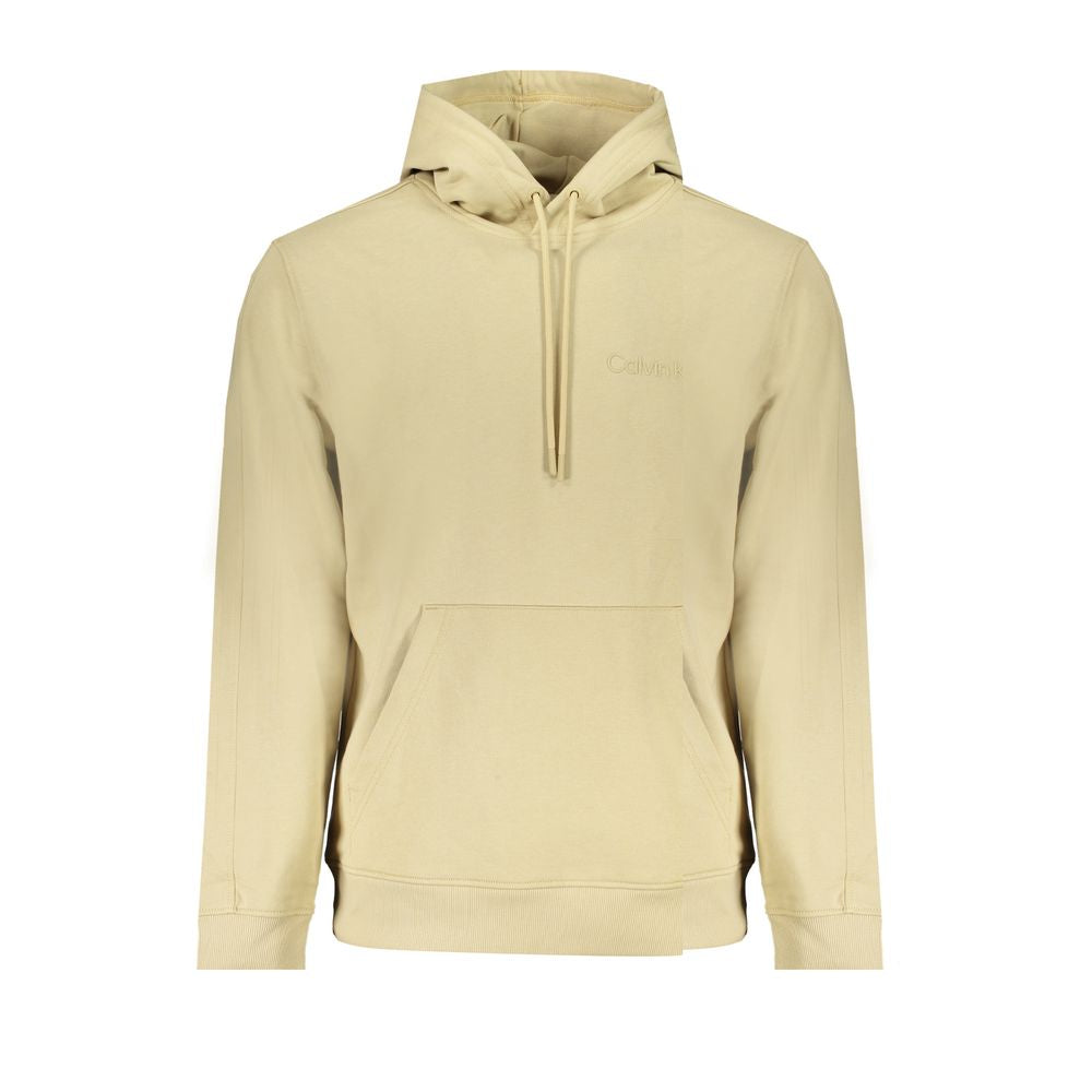 Calvin Klein Beige Cotton Men Sweatshirt