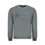 Napapijri Green Cotton Men Sweater