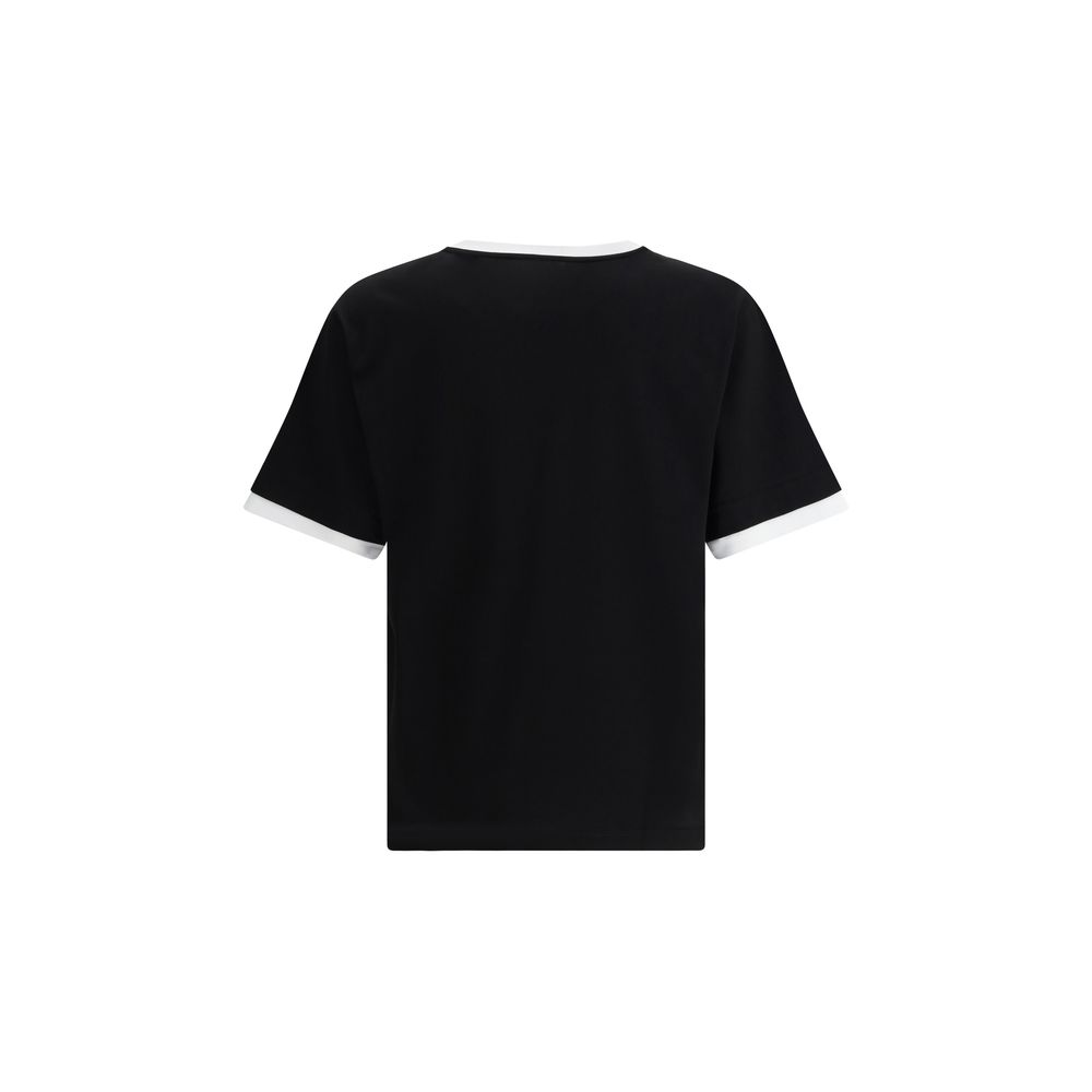 Dolce & Gabbana Black Cotton T-Shirt