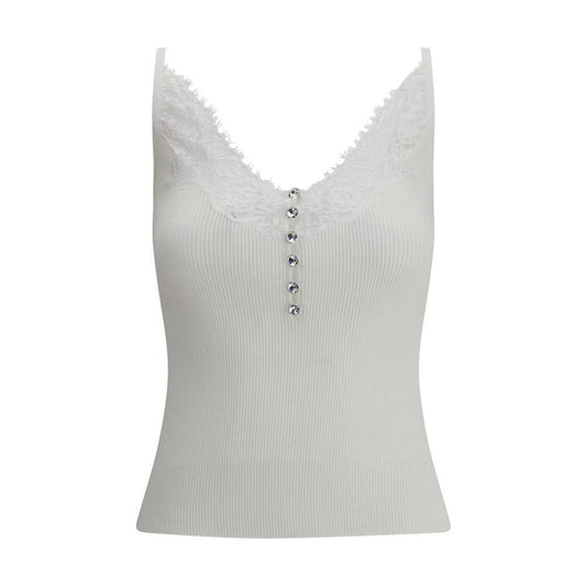 Self-Portrait Lace Top SE-PF25042TWWHITE-M