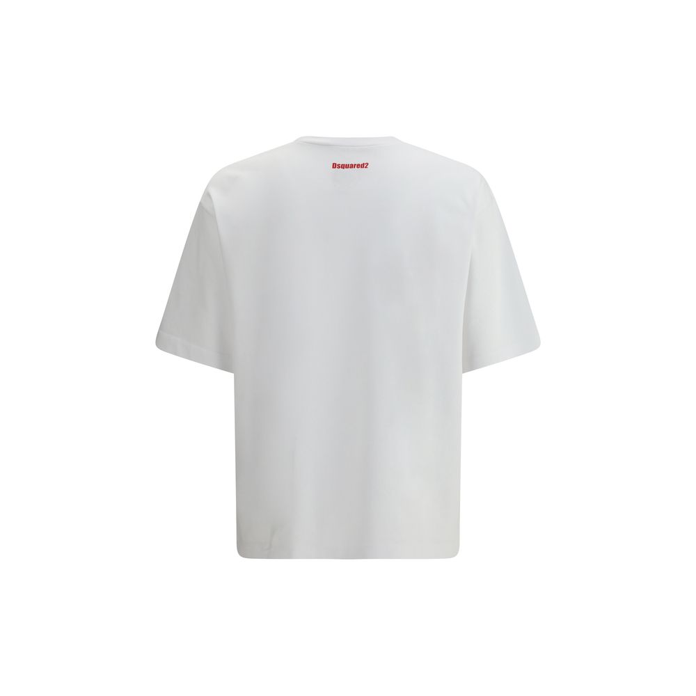 Dsquared² White Cotton T-Shirt