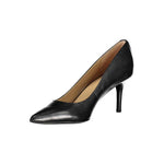 Ralph Lauren Black Leather Flat Shoe RA-19484-EU38/US8