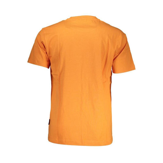 Napapijri Orange Cotton T-Shirt NA-19623-XXL