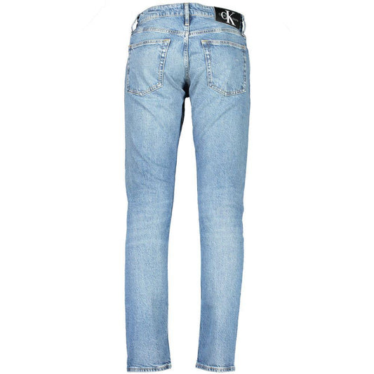 Calvin Klein Blue Cotton Jeans & Pant