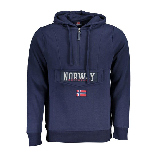 Norway 1963 Blue Cotton Sweater NO-25594-XL