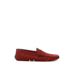 Bally Bordeaux Leather Moccassin BA-239666720011036-EU42/US9
