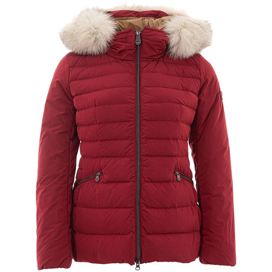 Peuterey Bordeaux Polyester Full-Length Jacket