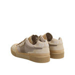 Dolce & Gabbana Beige Leather Low Top Lace Up Sneakers Shoes MV7506-46