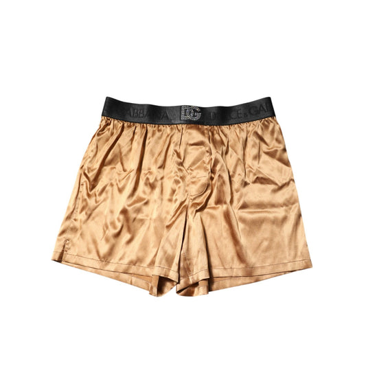 Dolce & Gabbana Beige Men Regular Boxer Eye Mask Set Underwear BIK1429-4