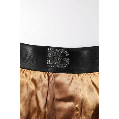 Dolce & Gabbana Beige Men Regular Boxer Eye Mask Set Underwear