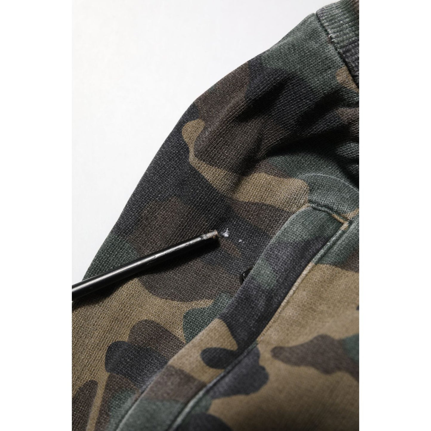 Dolce & Gabbana Brown Camouflage Cotton Men Jogger Pants