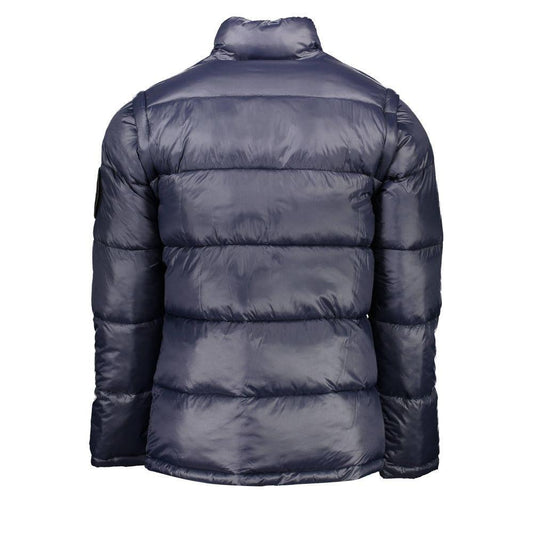 Plein Sport Blue Polyester Jacket PL-9855-IT54 | XXL