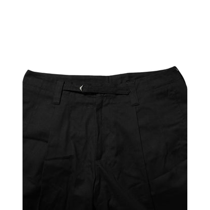 Dolce & Gabbana Black Cotton Knee Length Men Bermuda Shorts