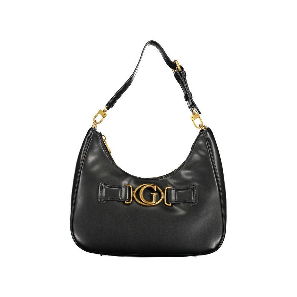 Front view with bag zipped and handles upright.
