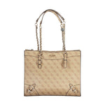 Guess Jeans Beige Polyethylene Handbag GU-18468