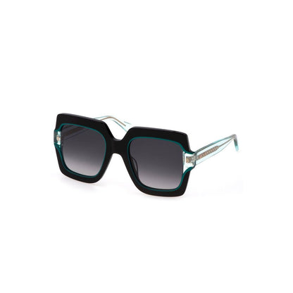 Just Cavalli Black Plastic Sunglass