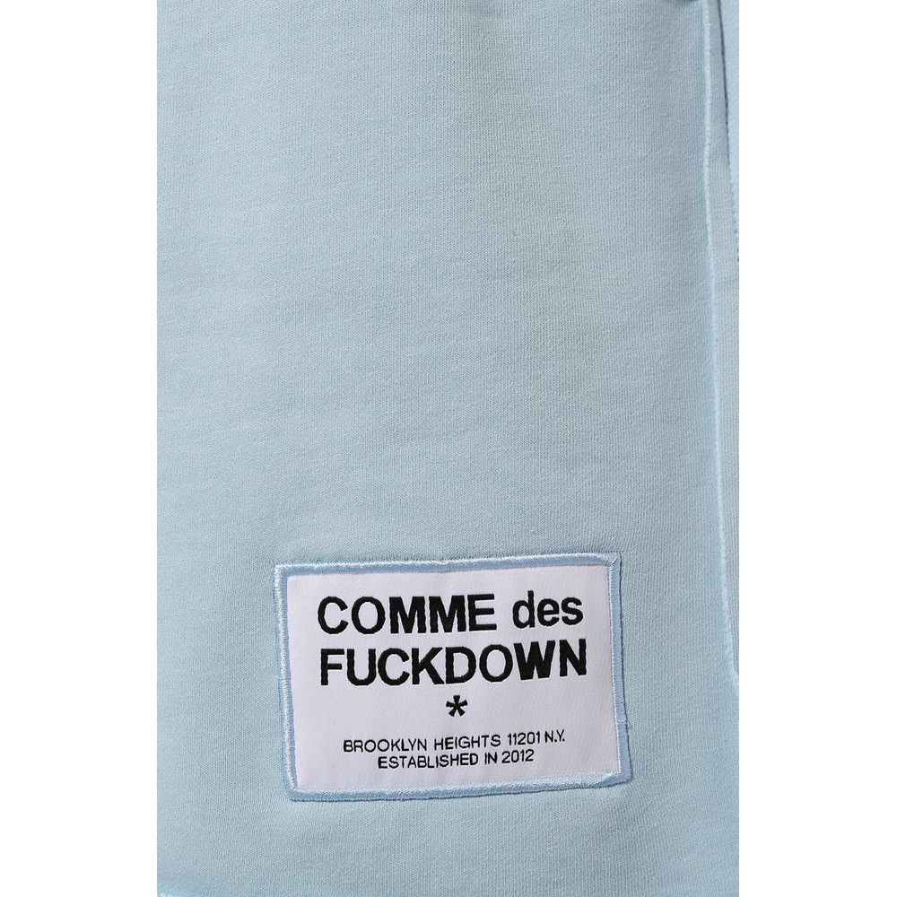 Comme Des Fuckdown Blue Cotton Short