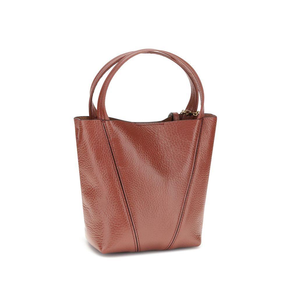Front view with bag zipped and handles upright.