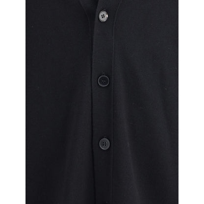 Jil Sander Black Wool Cardigan