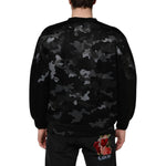 Dolce & Gabbana Black Camouflage Pullover Sweatshirt Sweater TSH906980-42