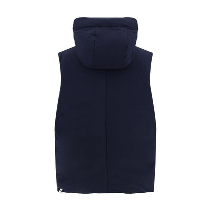 Jil Sander Blue Polyester Sleveless Jacket