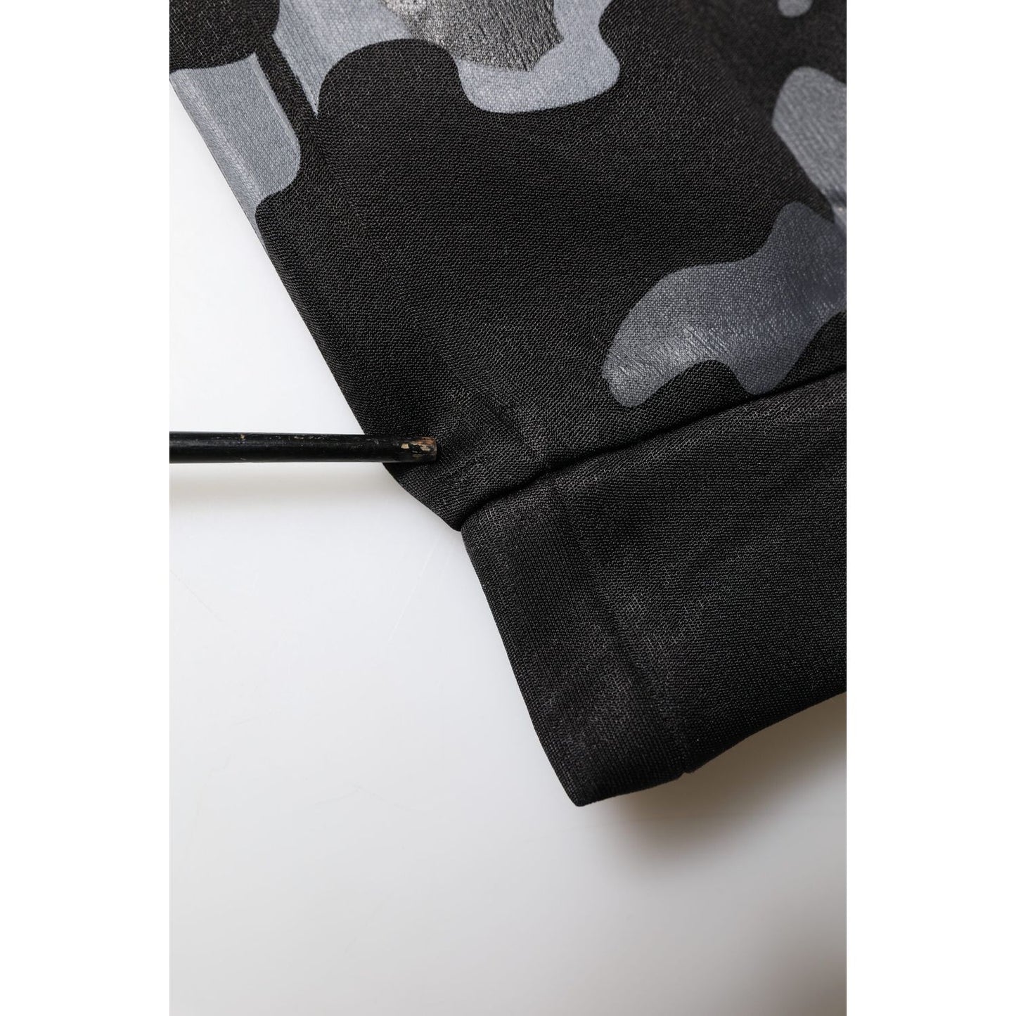 Dolce & Gabbana Black Camouflage Pullover Sweatshirt Sweater TSH906979-42