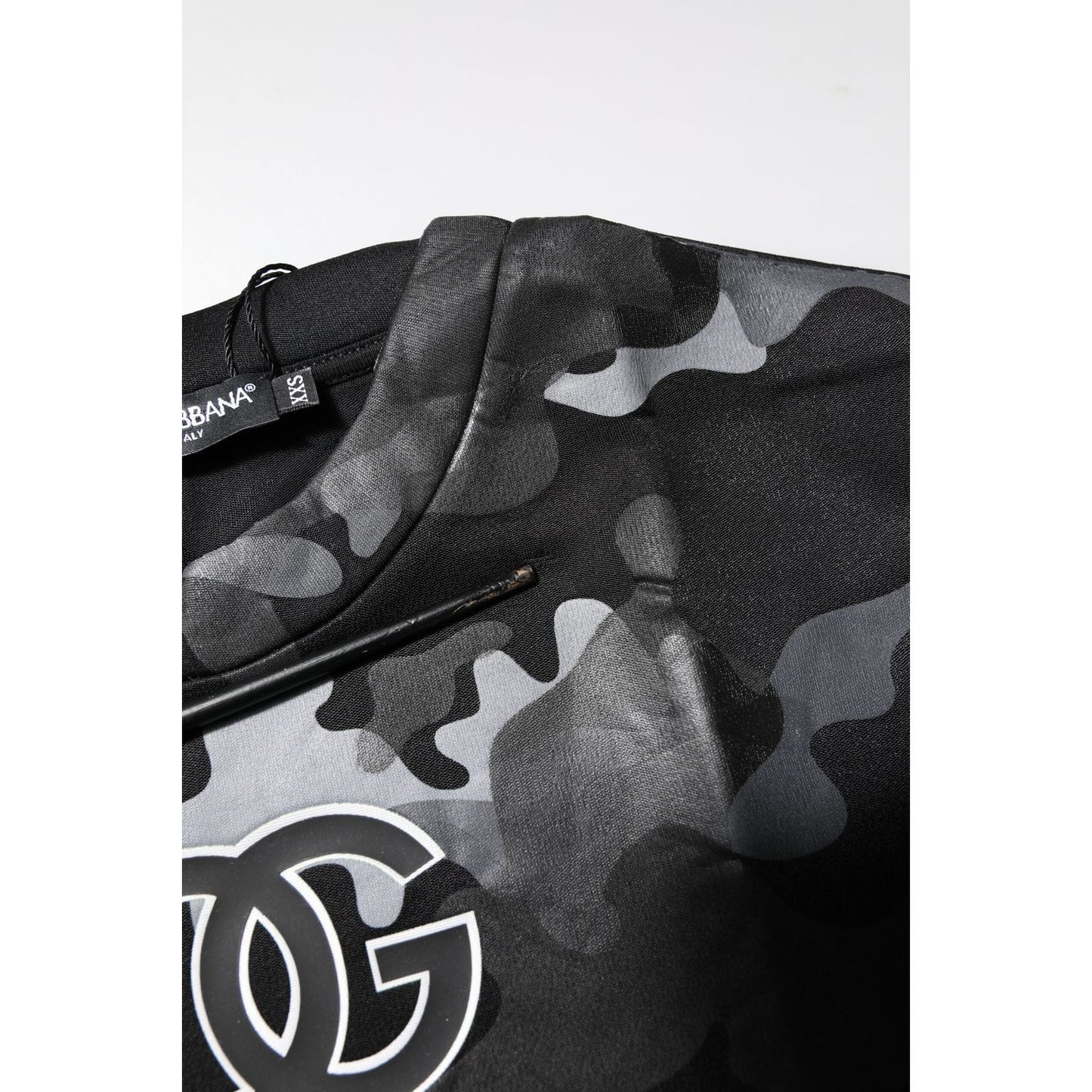 Dolce & Gabbana Black Camouflage Pullover Sweatshirt Sweater TSH906980-42