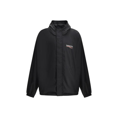Balenciaga Black Polyester Shell Jacket