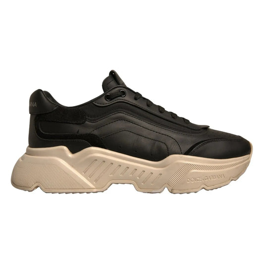 Dolce & Gabbana Black White Daymaster Low Top Sneaker Shoe