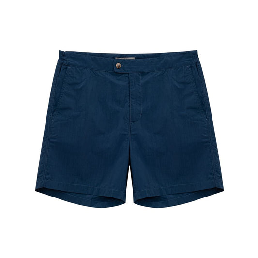 Canali Blue Polyamide Swim Short CA-9192673-L
