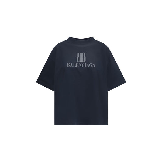 Balenciaga Black Cotton T-Shirt