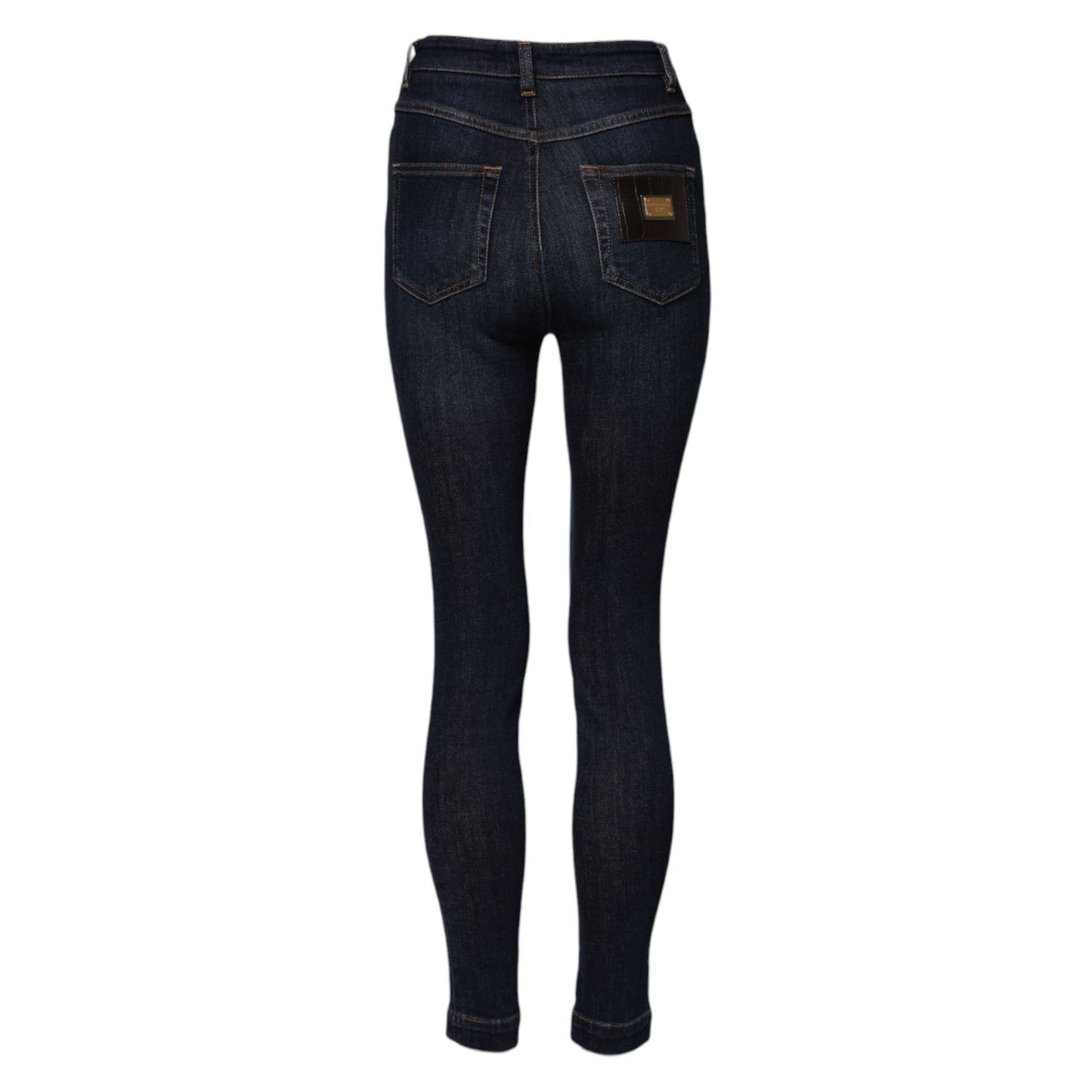Dolce & Gabbana Blue GRACE High Waist Skinny Denim Jeans PAN76094-36